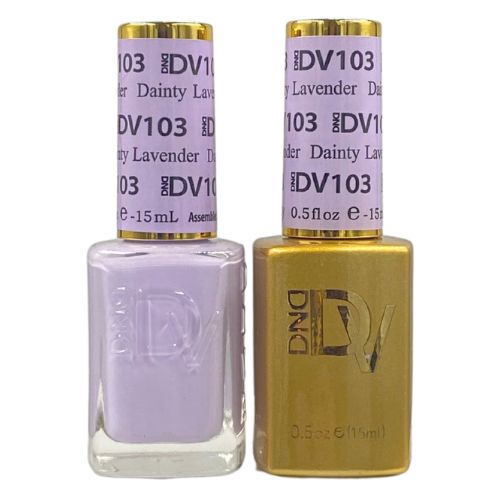 DND DIVA GEL DUO - 103 DAINTY LAVENDER