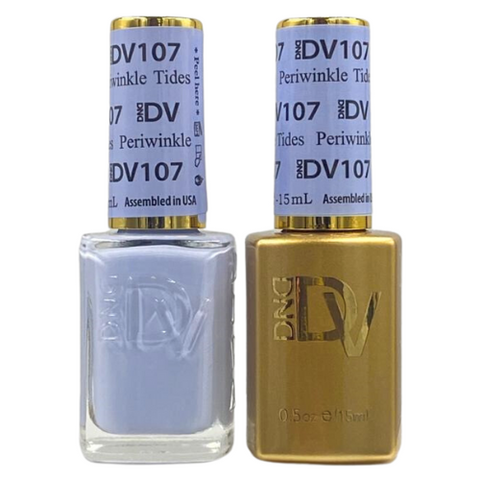 DND DIVA GEL DUO - 107 PERIWINKLE TIDES