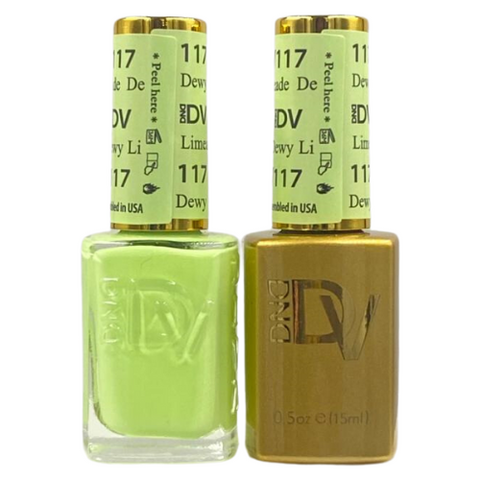 DND DIVA GEL DUO - 117 DEWY LIMEADE