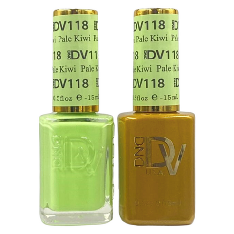 DND DIVA GEL DUO - 118 PALE KIWI