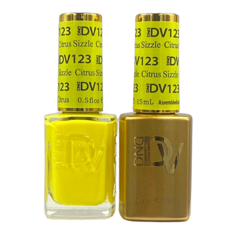 DND DIVA GEL DUO - 123 CITRUS SIZZLE
