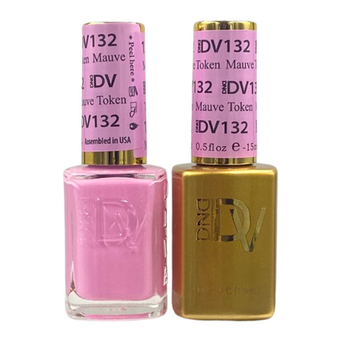 DND DIVA GEL DUO - 132 MAUVE TOKEN