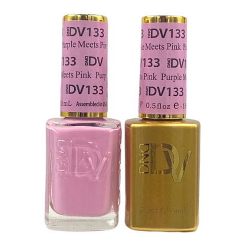 DND DIVA GEL DUO - 133 PURPLE MEETS PINK