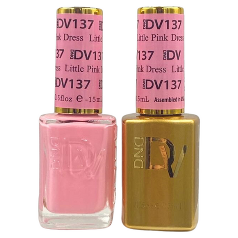 DND DIVA GEL DUO - 137 LITTLE PINK DRESS