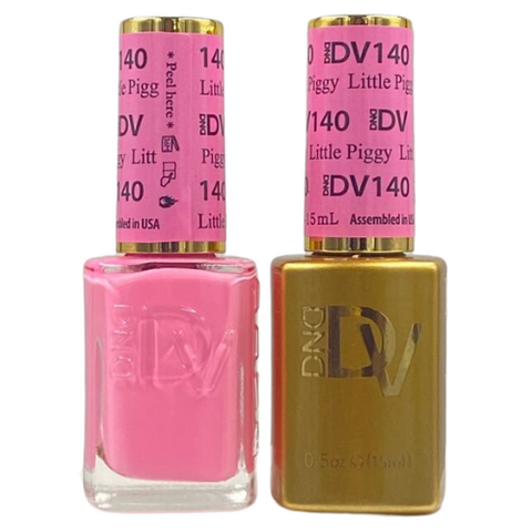 DND DIVA GEL DUO - 140 LITTLE PIGGY