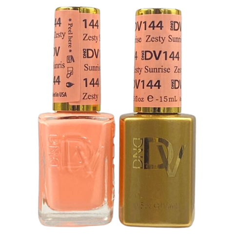DND DIVA GEL DUO - 144 ZESTY SUNRISE