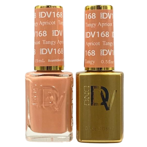 DND DIVA GEL DUO - 168 TANGY APRICOT