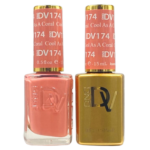 DND DIVA GEL DUO - 174 COOL AS A CORAL