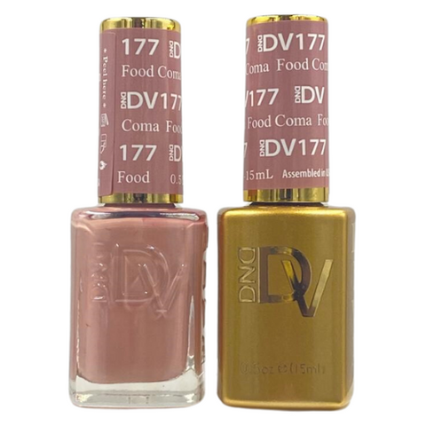 DND DIVA GEL DUO - 177 FOOD COMA