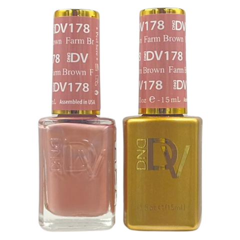 DND DIVA GEL DUO - 178 FARM BROWN