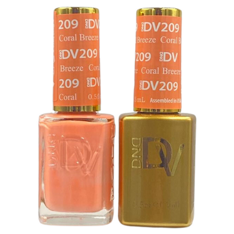 DND DIVA GEL DUO - 209 CORAL BREEZE