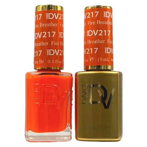 DND DIVA GEL DUO - 217 FIRE BREATHER