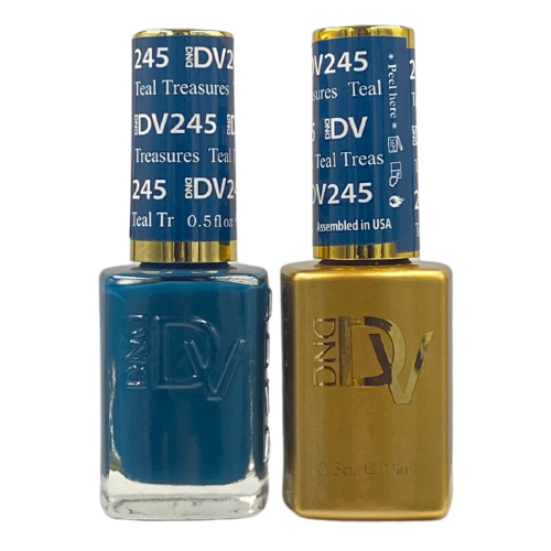 DND DIVA GEL DUO - 245 TEAL TREASURES