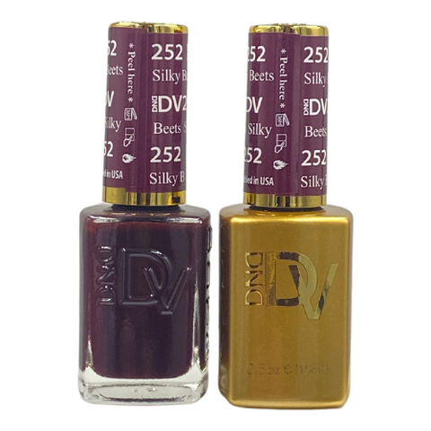 DND DIVA GEL DUO - 252 SILKY BEETS