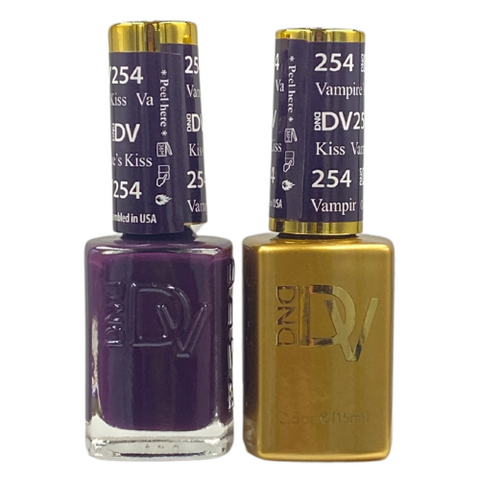 DND DIVA GEL DUO - 254 VAMPIRE'S KISS