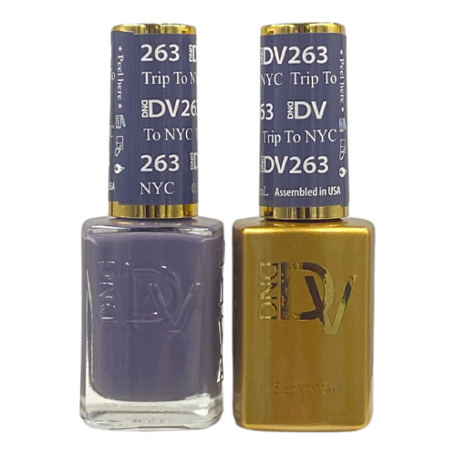 DND DIVA GEL DUO - 263 TRIP TO NYC