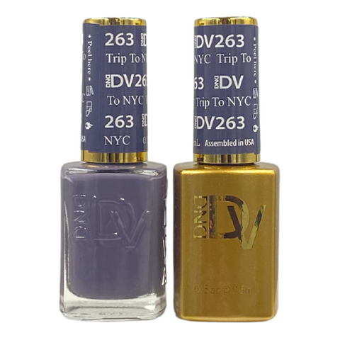 DND DIVA GEL DUO - 263 TRIP TO NYC