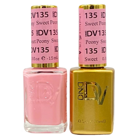 DND DIVA GEL DUO - 135 SWEET PEONY