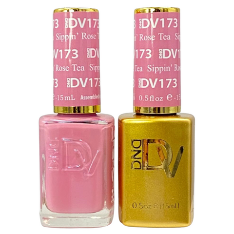 DND DIVA GEL DUO - 173 SIPPIN' ROSE TEA