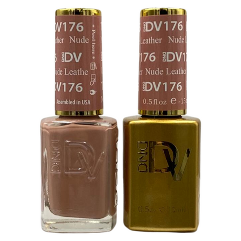 DND DIVA GEL DUO - 176 NUDE LEATHER