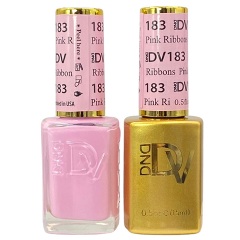 DND DIVA GEL DUO - 183 PINK RIBBONS