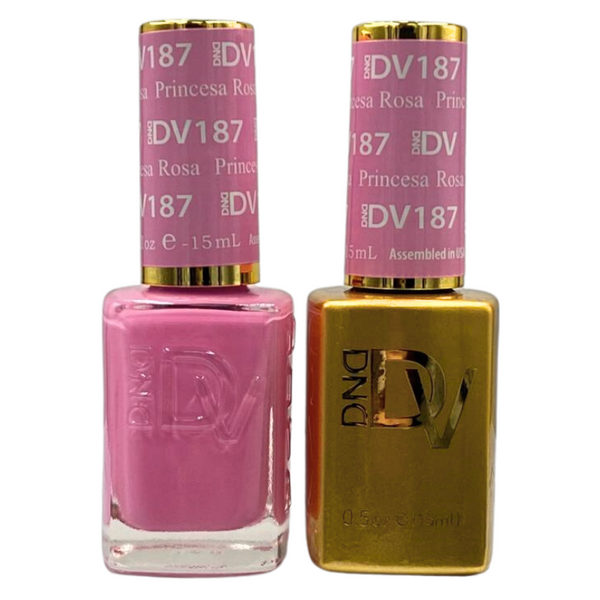 DND DIVA GEL DUO - 187 PRINCESA ROSA