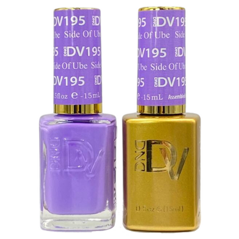 DND DIVA GEL DUO - 195 SIDE OF UBE