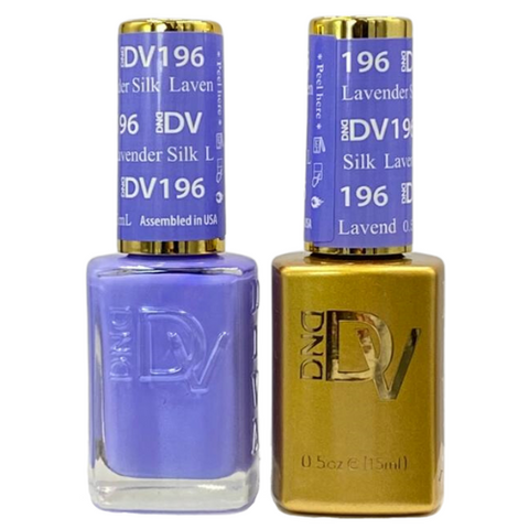 DND DIVA GEL DUO - 196 LAVENDER SILK