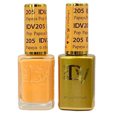 DND DIVA GEL DUO - 205 PAPAYA POP