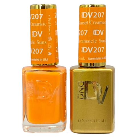 DND DIVA GEL DUO - 207 SUNSET CREAMSICLE
