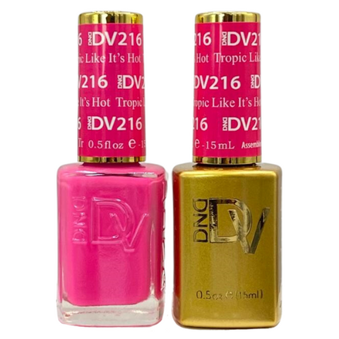DND DIVA GEL DUO - 216 TROPIC LIKE IT'S HOT