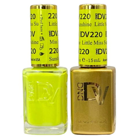 DND DIVA GEL DUO - 220 LITTLE MISS SUNSHINE