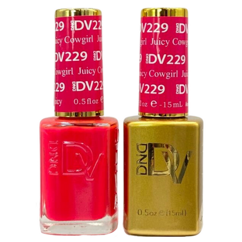 DND DIVA GEL DUO - 229 JUICY COWGIRL