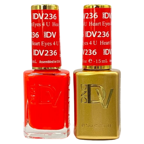 DND DIVA GEL DUO - 236 HEART EYES 4 U