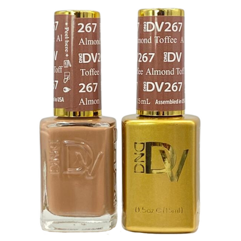 DND DIVA GEL DUO - 267 ALMOND TOFFEE