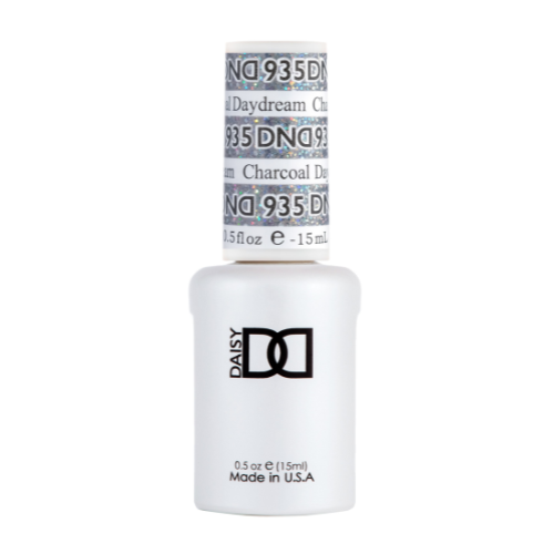 DND SUPER PLATINUM (GEL BOTTLE ONLY) - 935 CHARCOAL DAYDREAM