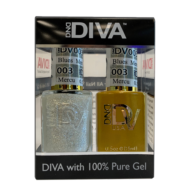 DND DIVA GEL DUO - 003 MERCURY BLUES