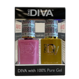 DND DIVA GEL DUO - 010 PINK GLAZED