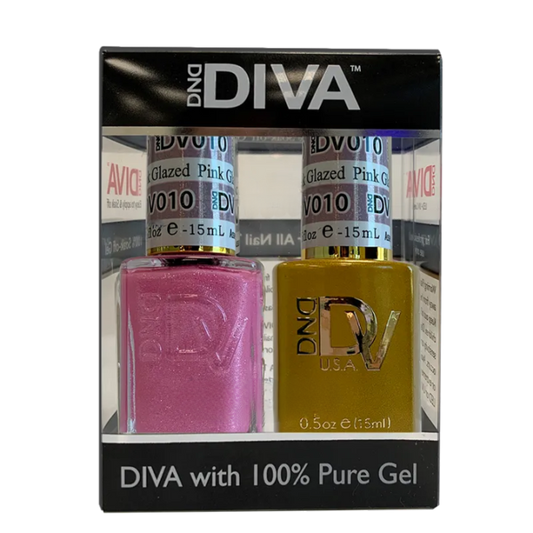 DND DIVA GEL DUO - 010 PINK GLAZED