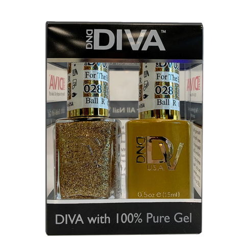 DND DIVA GEL DUO - 028 READY FOR THE BALL