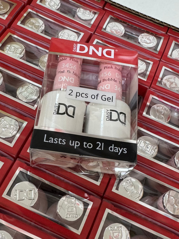 3456 -  (FORMERLY 8686) DND DUO GEL - PINK BUBBLE - 2 PIECE GEL