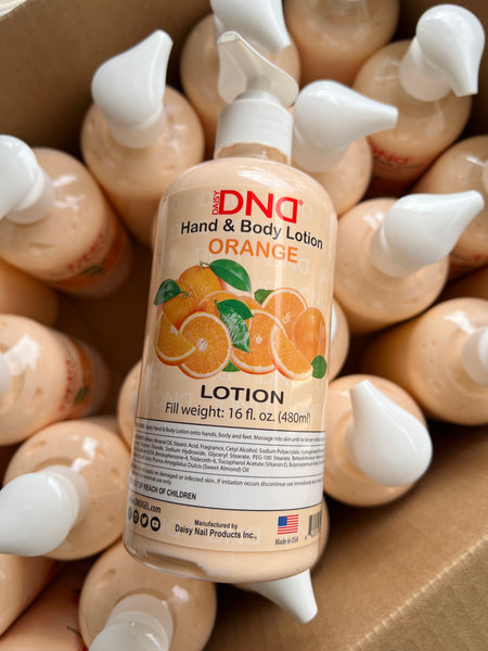 DND HAND & BODY LOTION - ORANGE 16 Oz