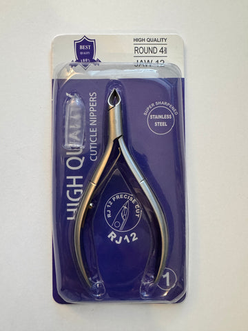 STAINLESS STEEL CUTICLE NIPPER - ROUND JAW SIZE 12