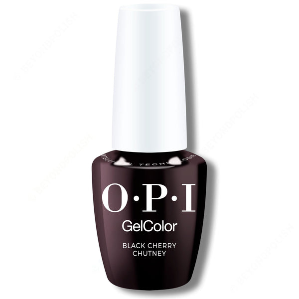 GC I43 - OPI GelColor - BLACK CHERRY CHUTNEY - Gel Only