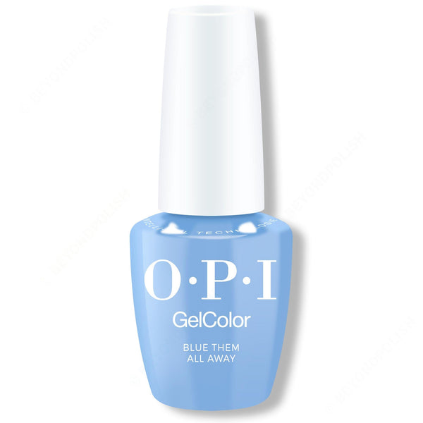 GC S058 - OPI GelColor - BLUE THEM ALL AWAY - Gel Only