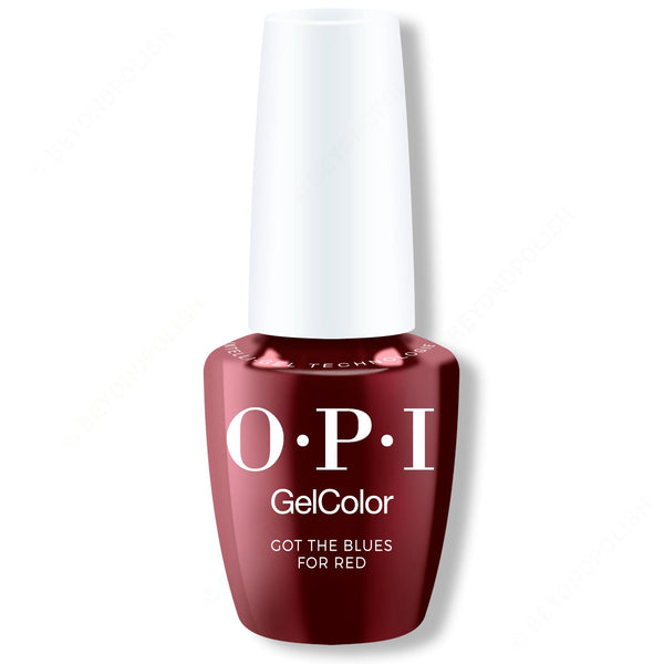 GC W52 - OPI GelColor - GOT THE BLUES FOR RED - Gel Only
