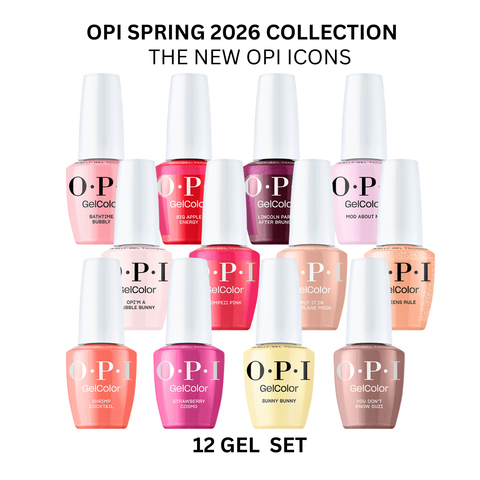 OPI GEL COLOR - SPRING 2026 - THE NEW ICONS  - 12 COLORS