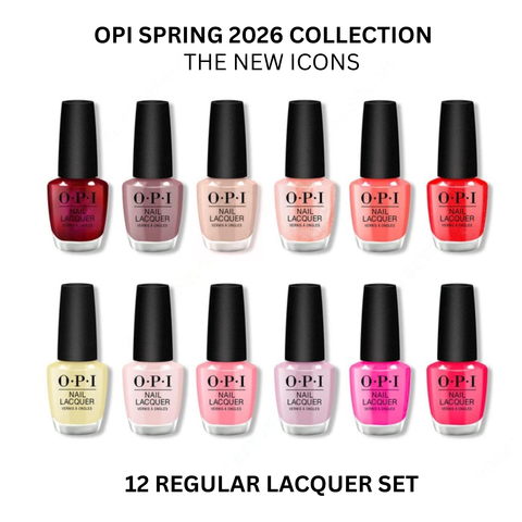 OPI REGULAR LACQUER - THE NEW ICONS - SPRING 2026 COLLECTION - 12 PIECE SET