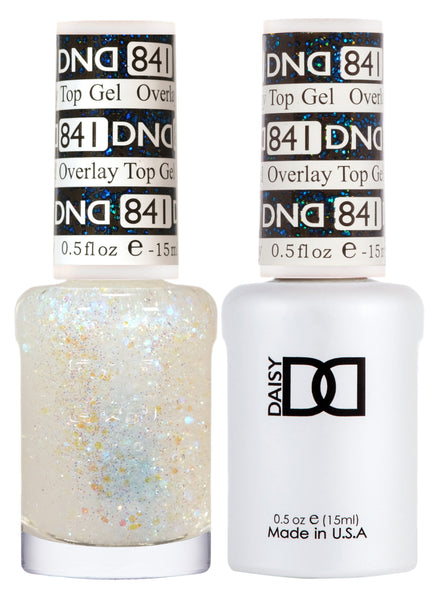 841 - DND DUO GEL -  OVERLAY TOP GEL (GLITTER)