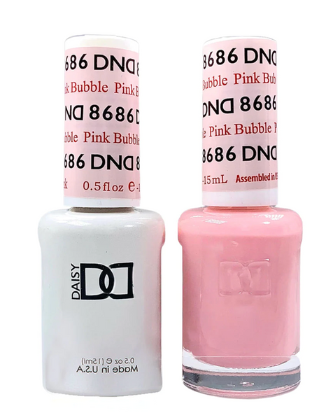 8686 -  DND DUO GEL - PINK BUBBLE (INSPIRED BY BUBBLE BATH)